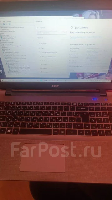 DEXP. 15.6", 2,4����, ��� 12 ��, ���� 256���, WiFi: 1, Bluetooth: 1, ����������� �� 1��. ����