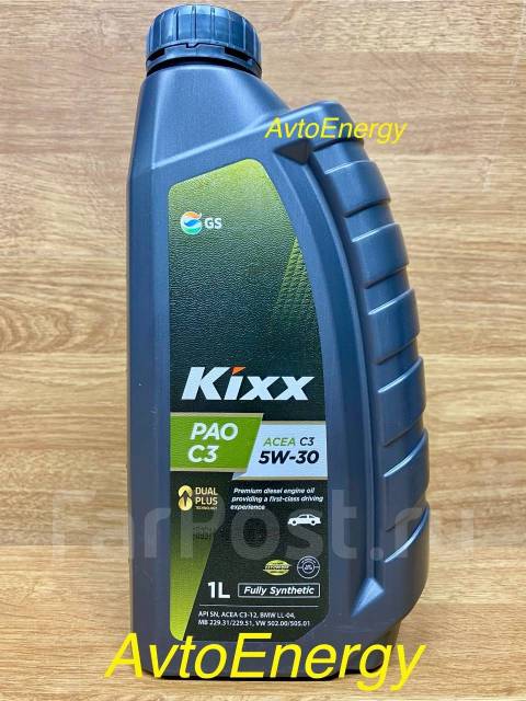 KIXX PAO 5W-30, C3, 1л. В наличии! ул Хабаровская 15В, синтетическое, 1 ...