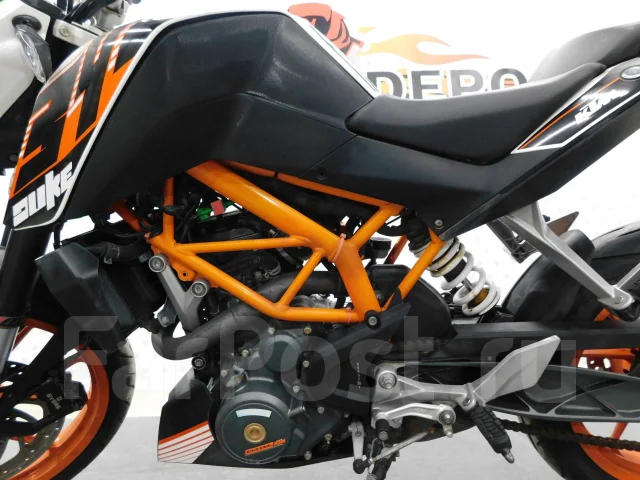 Мотоцикл KTM 390 Duke 038837, 2016 год, 375 куб. см. 4х тактный, без ...