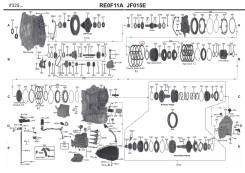 ���� ����������� ���� / CVT / ��������� Lintex JF015E (RE0F11A) ��������� Reverse ������ 166mm 32T 1,6mm �� 244700160S ����