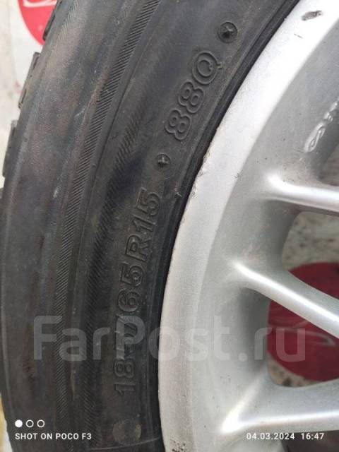 Колесо Enkei Bridgestone Blizzak REVO GZ, 15", 1 шт, 185 мм, 65 %, 185/ ...