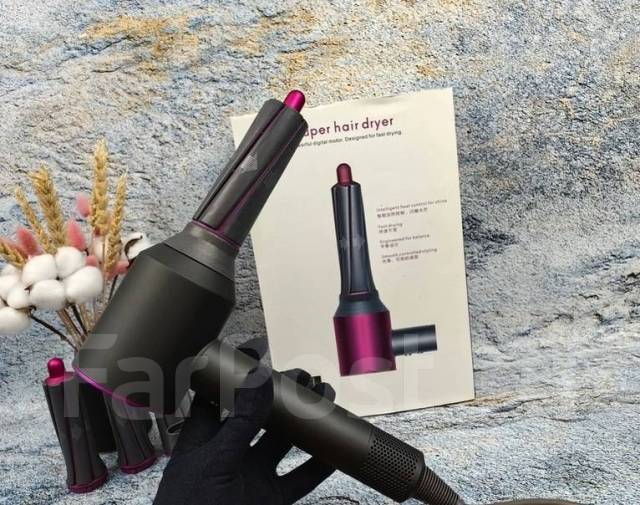 Фен стайлер для волос Dyson, мультистайлер, плойка, для завивки, Дайсон ...