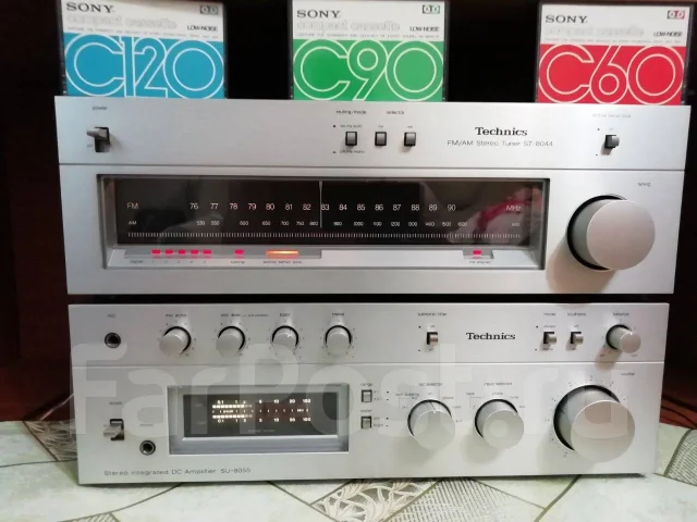 Усилитель Technics SU-8055 + тюнер ST-8044, б/у, в наличии. Цена