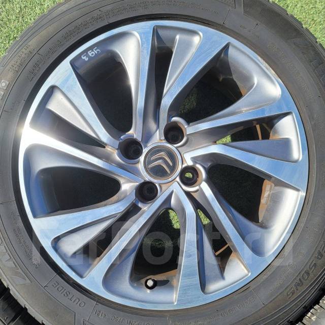№993 Оригинальные литые диски Citroen, 17", 1 шт, 4x108, 4 шт, б/у, в ...
