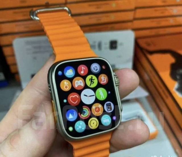 Умные смарт часы Smart watch 8 ultra, фитнес браслет, GPS, Android, iOS ...