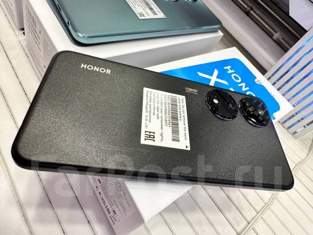 Honor x7b, 128 гб, 6.80", моноблок, белый, зеленый, черный, 3G, 4G LTE ...