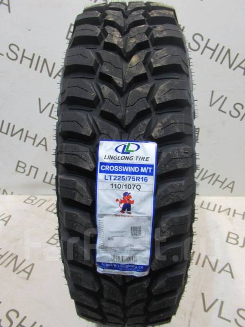 LingLong CrossWind M/T, LT 225/75 R16 110/107Q 8PR, 16", 1 шт, в ...