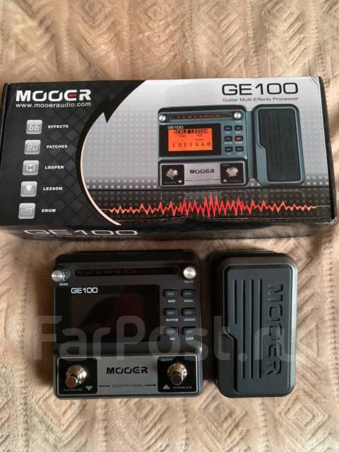 Процессор эффектов mooer ge100, б/у, в наличии. Цена: 5 000₽ во ...