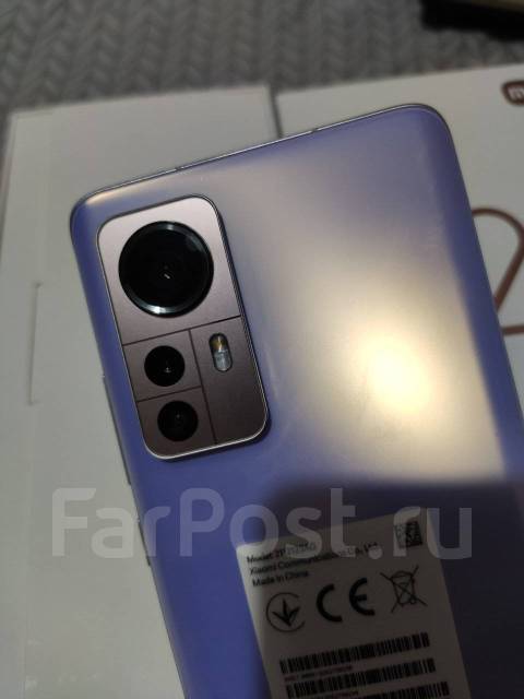 Продам телефон, Xiaomi 12, 256 гб, 6.28", моноблок, фиолетовый, 3G, 4G ...