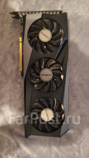 Мощная видеокарта GigaByte nVidia GeForce RTX 3060 12Gb Уссурииск, б/у ...