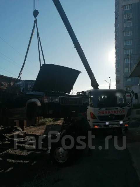 Услуги эвакуатора, манипулятора, с водителем в Фокино
