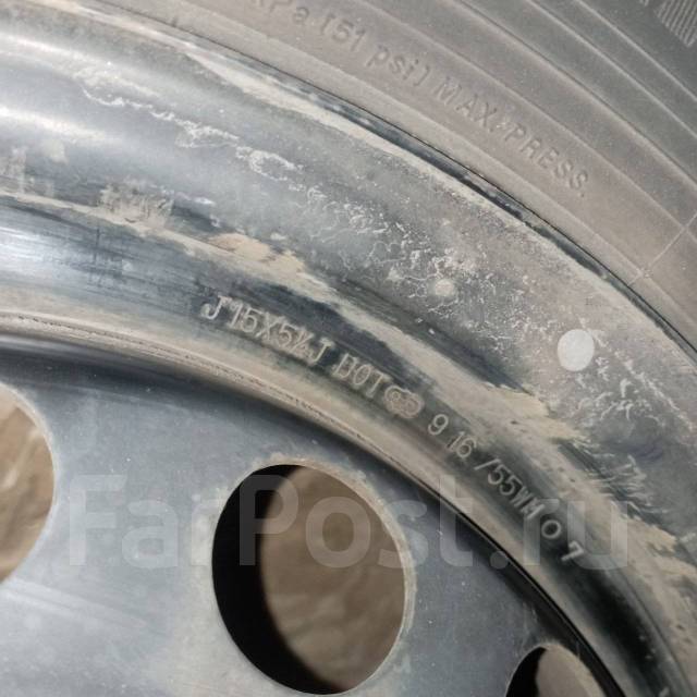 Комплект штампованных дисков Toyota R15 4x100, 15", 1 шт, 4 шт, б/у, в ...