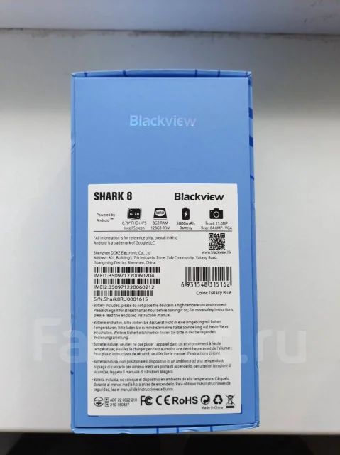 Blackview Shark 8. �/�, 128 ��, ���������, �����, 3G, 4G LTE, Dual-SIM, ����������, NFC ����