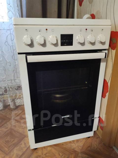 Плита Gorenje стеклокерамика, б/у, в наличии. Цена: 6 000₽ во Владивостоке