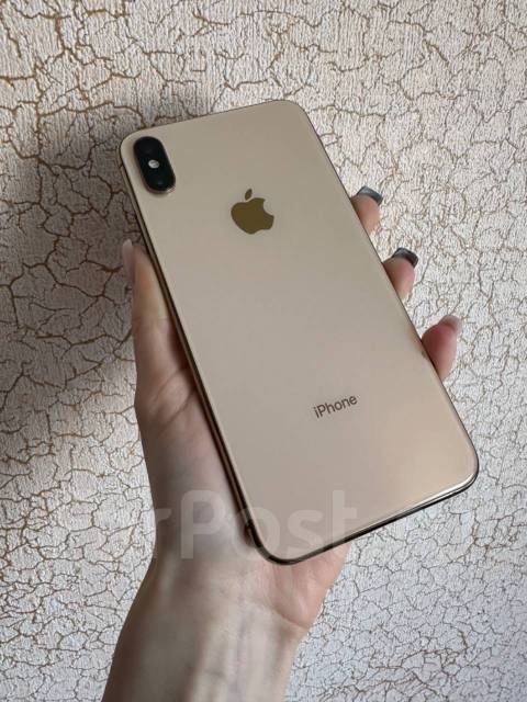 IPhone XS Max, 256 гб, 6.50", золотой, б/у, в наличии. Цена: 12 000₽ во ...
