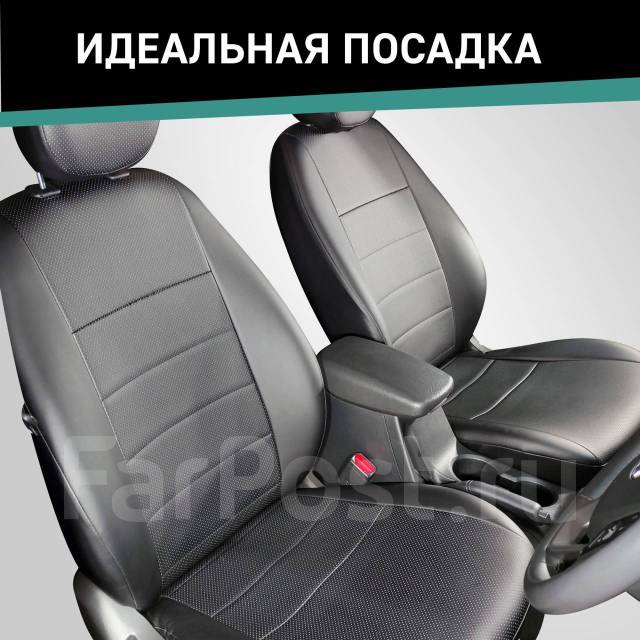 Модельные чехлы на сиденья Mitsubishi Delica 1997-2007 7 мест Экокожа ...