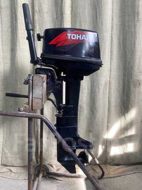 Лодочный мотор Tohatsu 9.8, 9,80 л.с. L (508 мм), 2010 год, бензиновый ...