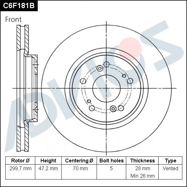 ���� ��������� ���. Advics C6F181B C6F181B ����