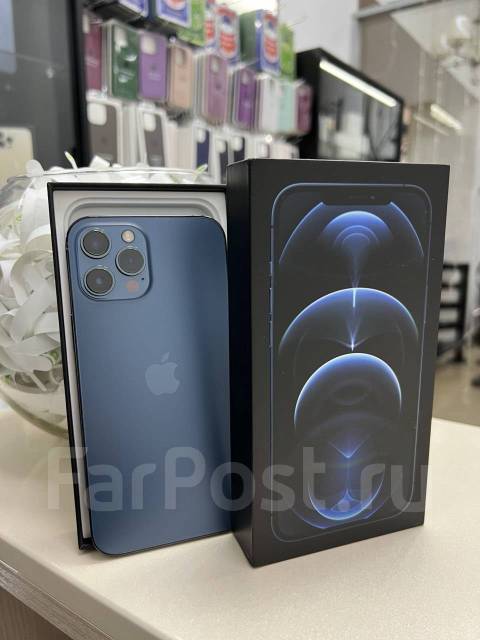 IРhonе 12 Pro Max 256gb Синий в Хабаровске, 128 гб, 6.70", моноблок, 3G ...
