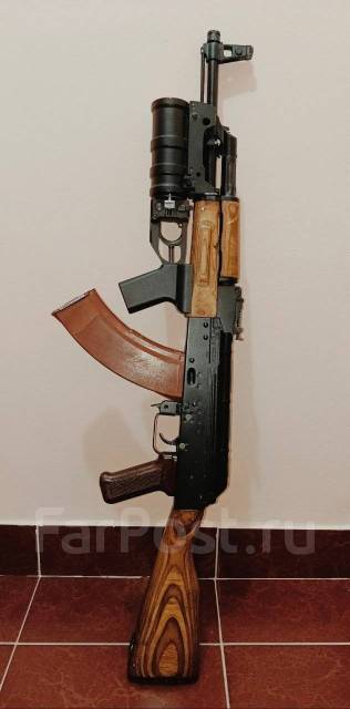 Охолощенный СХП автомат Калашникова АКМ 7,62x39 с ГП-30 (страйкбол ...