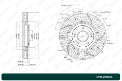���� ��������� ������������� ��������������� ����� G-Brake GFR20024L GFR20024L ����