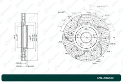 ���� ��������� ������������� ��������������� ������ G-Brake GFR20024R GFR20024R ����
