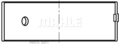 �������� �������� ������ ��12 ����� D12A D12C 1993 �. �. ���� (*6) Mahle 038PL19914000 038PL19914000 ����