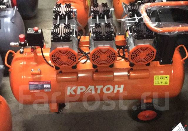 Компрессор воздушный безмасляный Кратон AC-720-100-OFHS. 100л 720л/мин ...