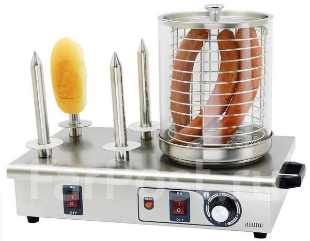 Аппарат для хот-дога Airhot HDS-04, новый, в наличии. Цена: 17 167₽ во ...
