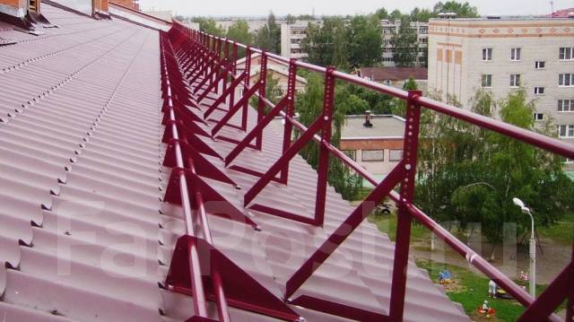 Монтаж, демонтаж и ремонт кровельных ограждений. Замеры бесплатно во ...