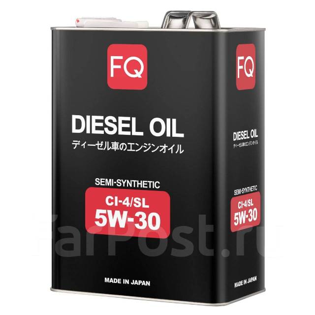 Моторное масло FQ Diesel 5W-30 CI-4/SL SEMI-Synthetic, 4л, FQ Fujito ...