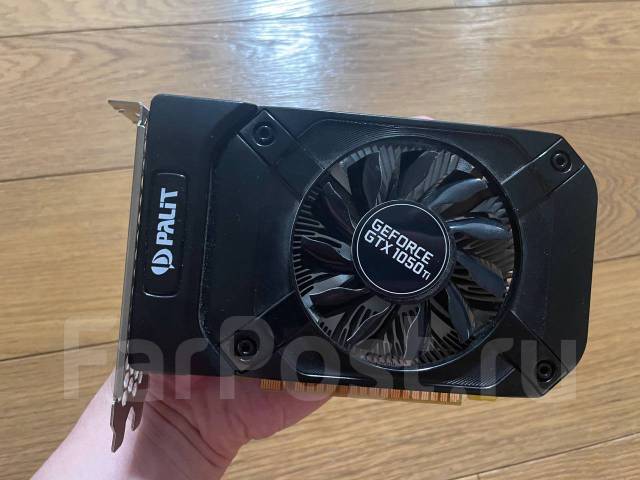 Видеокарта Palit GeForce GTX 1050 Ti 4gb, б/у, в наличии. Цена: 6 000 ...