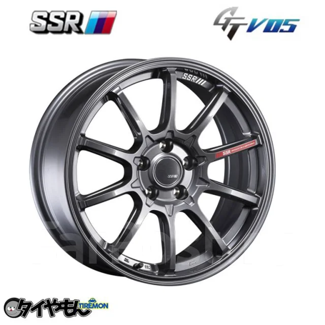 SSR GTV05 17x7 +42 5x114.3 Flat Black With Red Line main image 0
