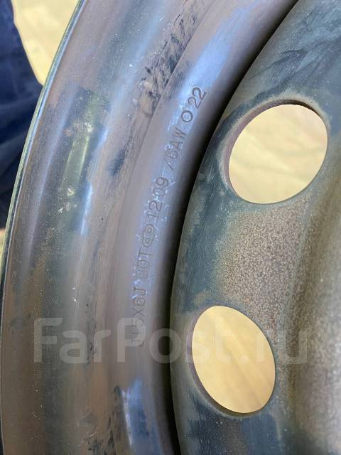 Штампованные диски Toyota R15 5/100 J6, 15", 1 шт, 5x100, 4 шт, б/у, в ...