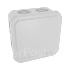 Коробка ответвительная с 8+2 кабельными вводами, IP55,100х100х50мм ...