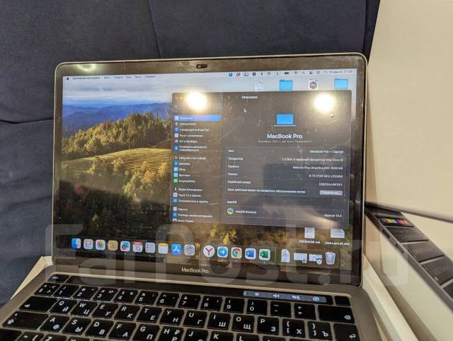 Apple MacBook Pro 13 2020. 13", ��� 8 ��, ���� 256���, WiFi: 1, Bluetooth: 1 ����