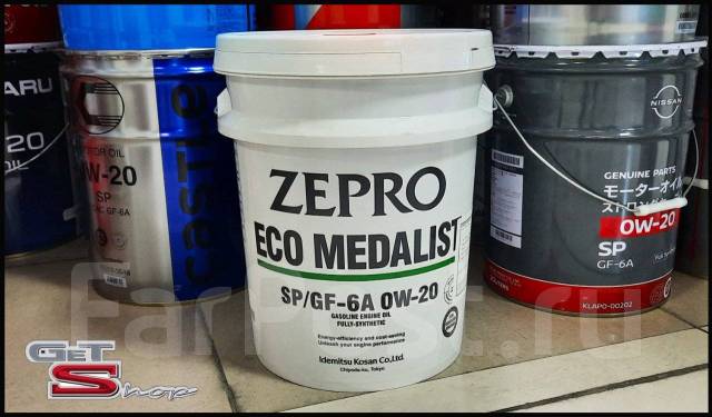 Idemitsu Zepro ECO Medalist FS SP/GF-6A 0W20 (20л) Япония ...