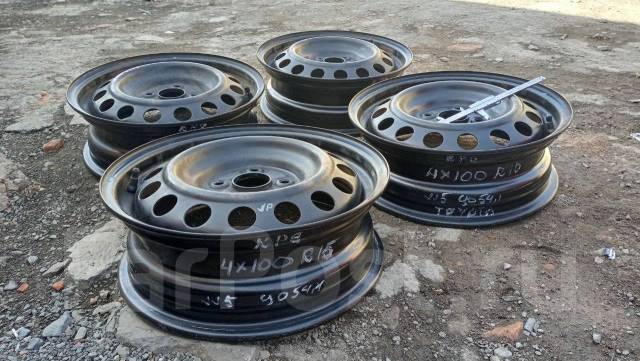 Штампованные диски R15 4/100 Toyota, 15", 1 шт, 4x100, 54,1 мм. 4 шт, б ...