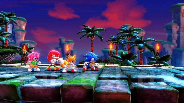 Игра диск sonic superstars (соник) (БУ) ps4,ps5 Рус. яз, Sony ...