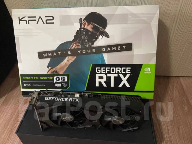 Видеокарта RTX 3060 KFA 12Gb (LHR), б/у, в наличии. Цена: 28 000₽ в ...