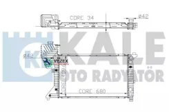 �������� ���������� ��� �/� Mercedes-Benz Sprinter (95-) A/C+ ������ KALE 330300 330300 ����