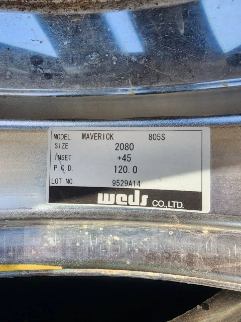 Weds Maverick 805S. 8.0x19", 5x120, ET45 ����