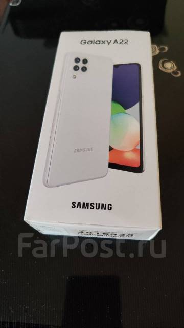 Продам телефон Samsung Galaxy A22, 128 гб, 6.60", моноблок, белый, Dual ...