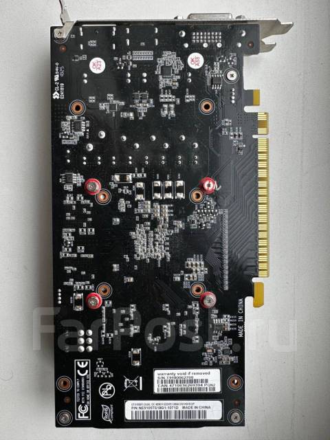 Видеокарта Palit GeForce GTX 1050 Ti DUAL OC, б/у, в наличии. Цена: 6 ...