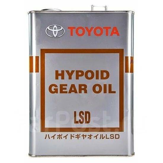 Масло трансмиссионное Toyota Hypoid Gear Oil LSD 85W-90 API-GL-5 (4Л ...