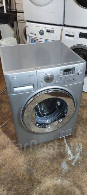 Стиральная машина LG Direct Drive на 8 кг Made in Korea, LG, 8,0 кг, б ...