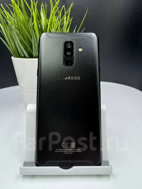 Samsung Galaxy A6+. �/�, 32 ��, ������, 3G, 4G LTE, Dual-SIM ����