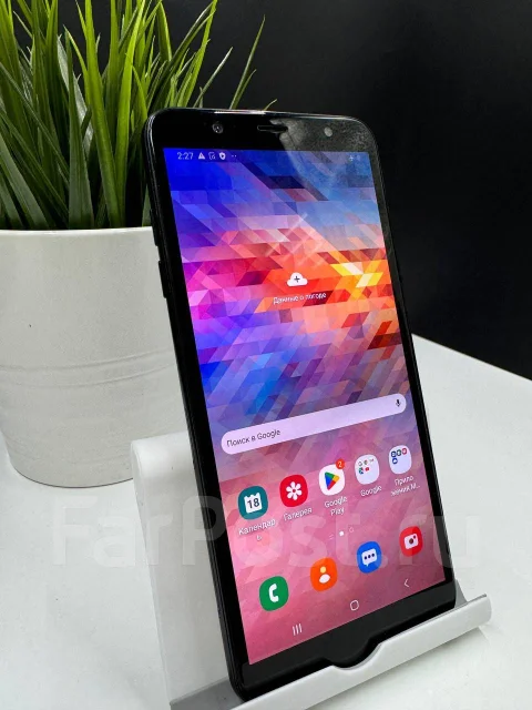 Samsung Galaxy A6+. �/�, 32 ��, ������, 3G, 4G LTE, Dual-SIM ����