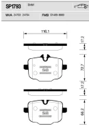 ������� ��������� �������� BMW SP1793 SP1793 ����