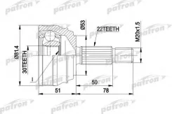 ���� �������� �������� VW GOLF II/III/Passat B2/B3 [178Patronpcv1021] PCV1021 ����